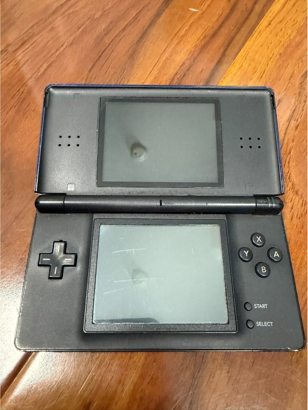Nintendo DS Lite Handheld System - Cobalt/Black Broken NO Power Repair Part Only
